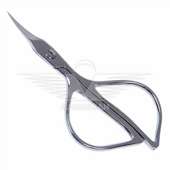 CUTICLE SCISSORS WITH ARROW POINTED D SHAPE RINGS