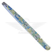 TWEEZERS WITH COMB AND SLANT